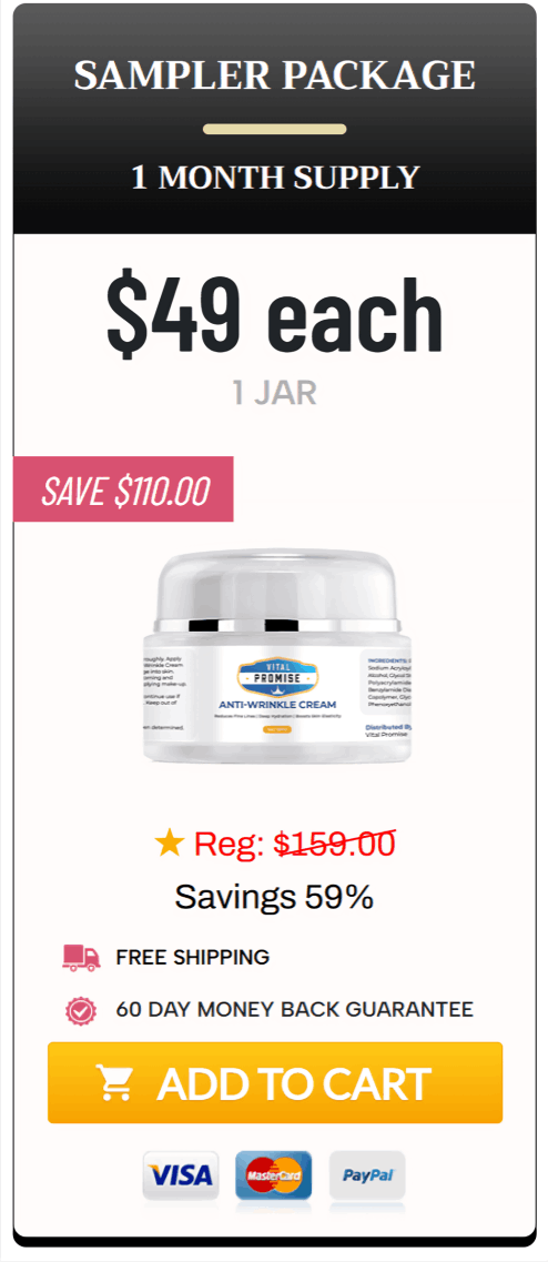 Vital Promise price 