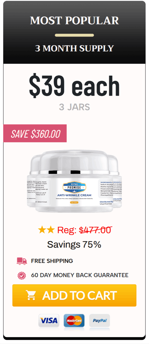Vital Promise offer package price 